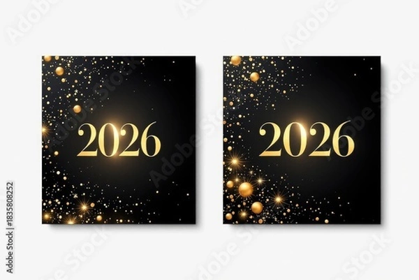 Obraz New year 2026 background