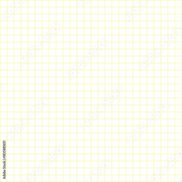 Fototapeta Pale Yellow Grid Seamless Pattern for Paper and Graphic Design