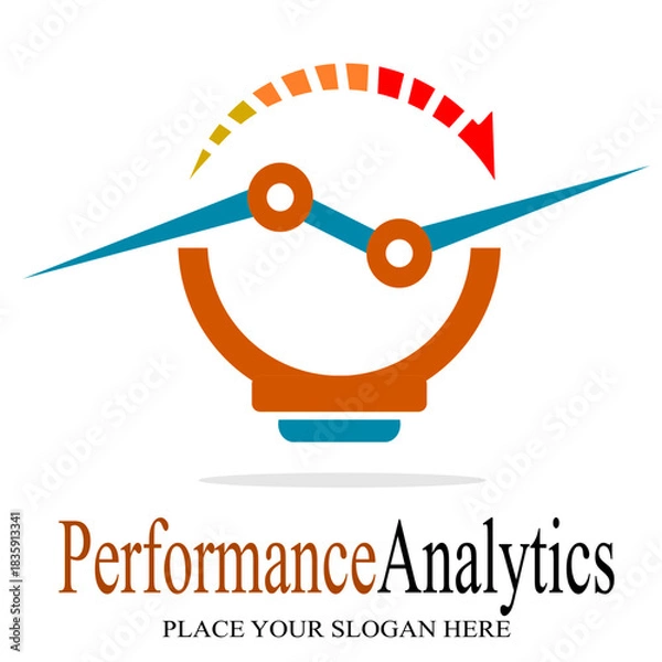 Obraz Speed Optimization Logo Performance Gauge Illustration