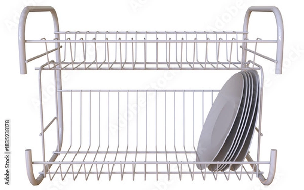 Obraz disrack kitchen 3D render isolated illustration