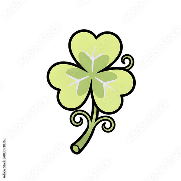 Obraz Clover Pastel Leaves