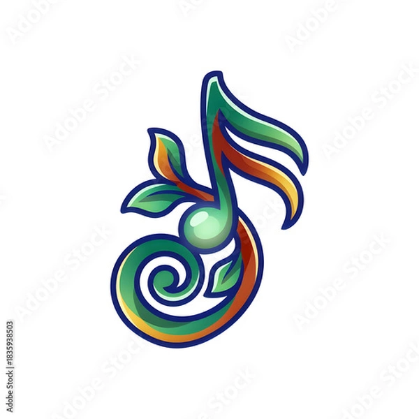Obraz Music Note Shamrock