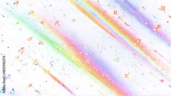 Obraz Iridescent Holographic Rainbow Colorful Blur Gradient Background