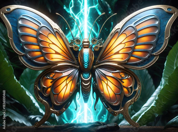 Obraz butterfly on black