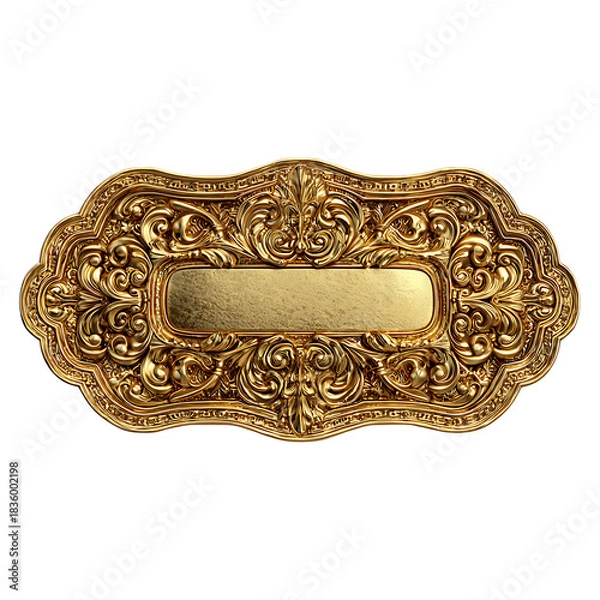 Obraz Ornate golden ticket