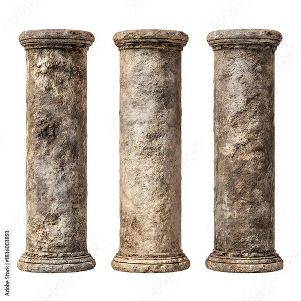 Obraz Three Ancient Stone Columns