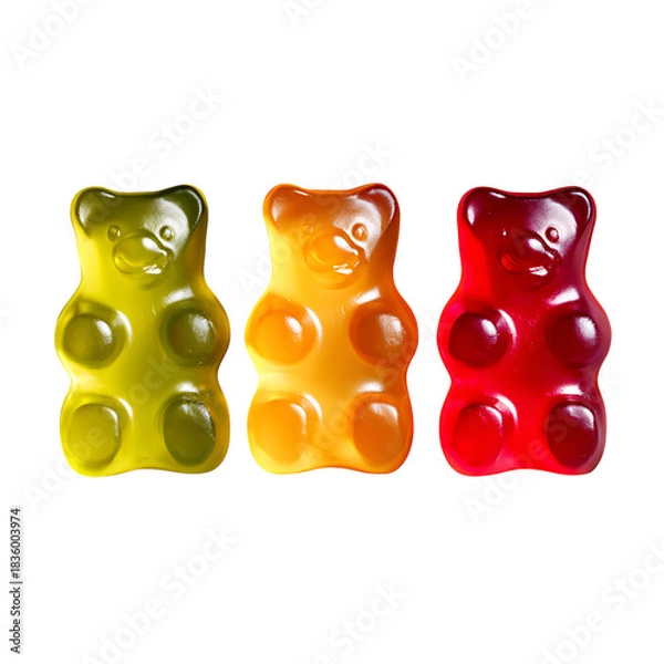 Obraz Three gummy bears PNG 
