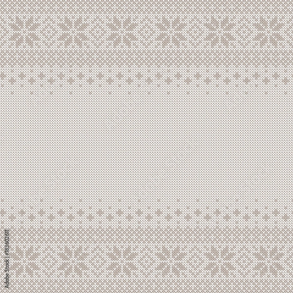 Obraz Knitted seamless background with copyspace.
