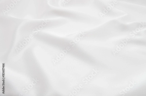 Fototapeta white satin fabric as background