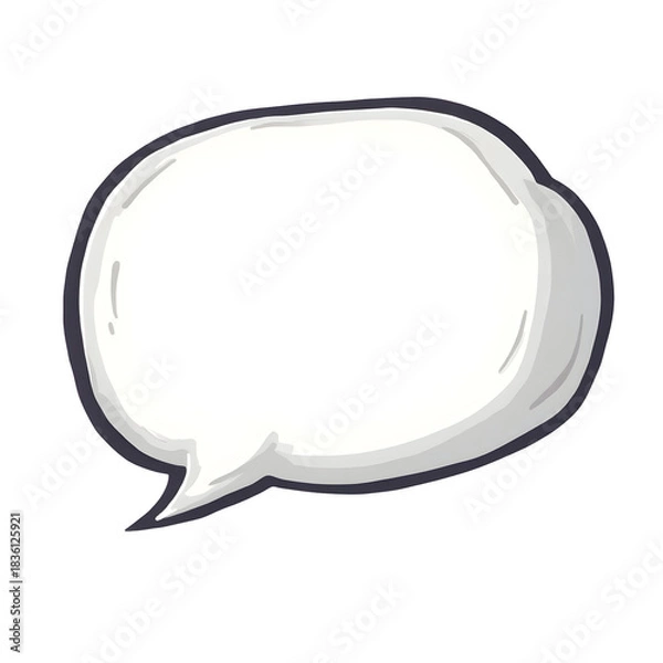 Fototapeta Speech bubble isolated