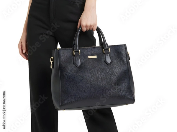 Obraz Female holding bag isolated