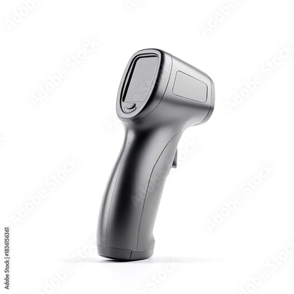 Fototapeta Infrared thermometer temperature gun non contact digital forehead for fever check medical device
