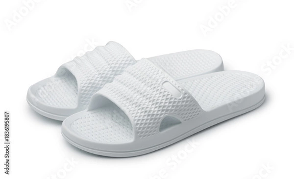 Obraz White EVA slide sandals