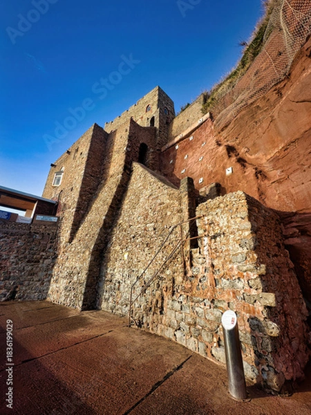 Obraz Coastal path at Sidmouth, Devon, England