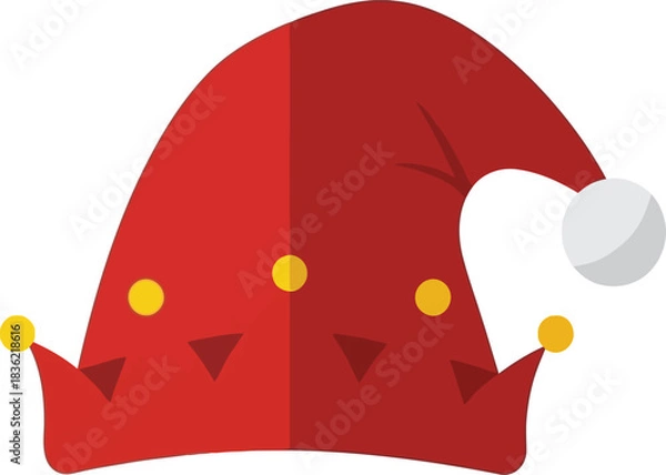 Fototapeta a hat santa vektor