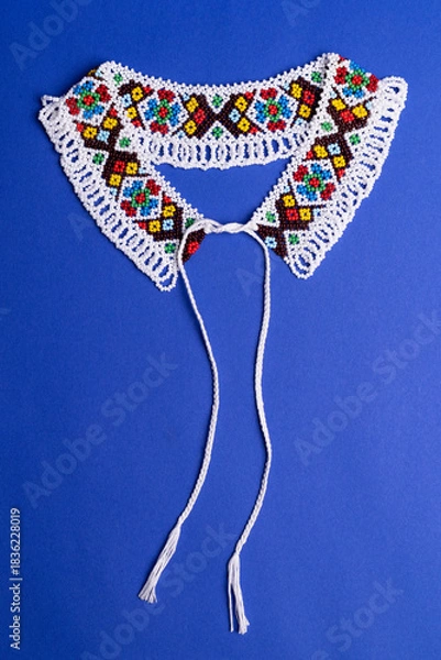 Fototapeta Silianka - Ukraine necklace from beads