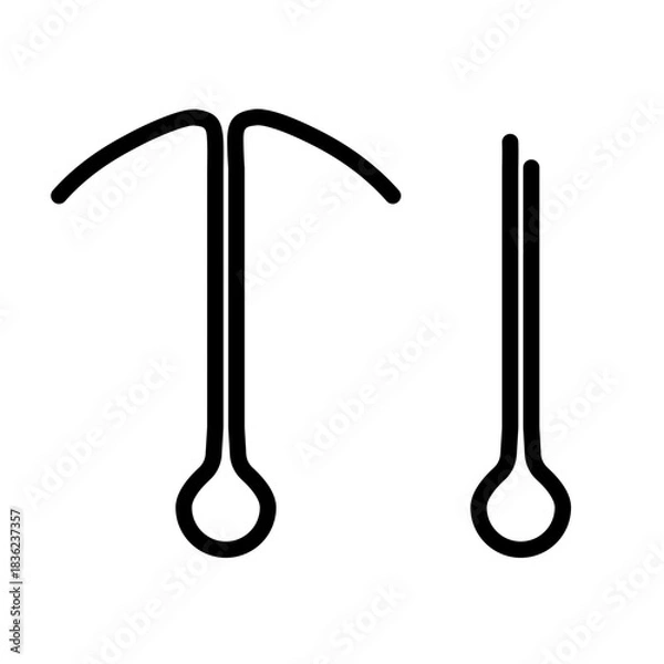 Fototapeta Cotter pin Splint