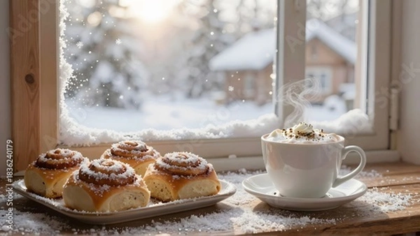 Obraz coffee and cake