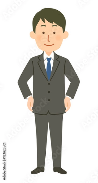 Fototapeta スーツの男性