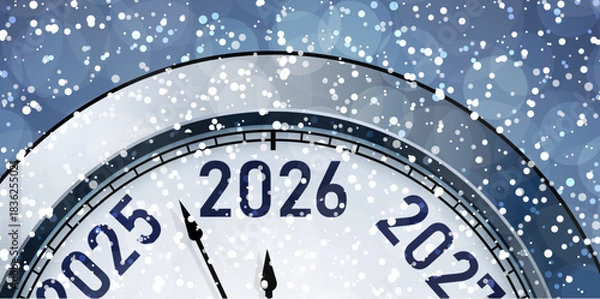 Obraz New Year's Eve 2026. Vector illustration