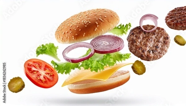 Obraz fast food collection