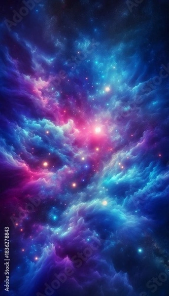 Fototapeta blue sky with clouds