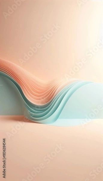 Fototapeta abstract wave background
