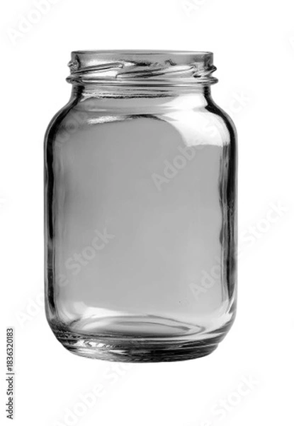 Obraz empty glass jar