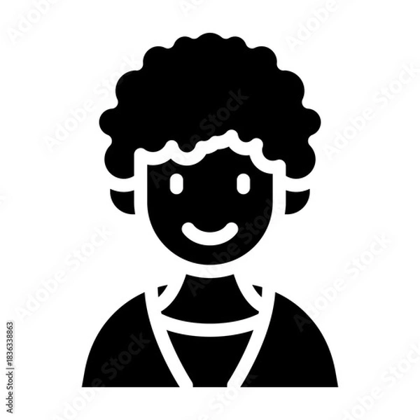 Obraz afro icon