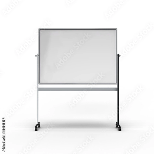 Obraz ホワイトボード 影 半透明影付き 透過PNG 3DCG ンダリング画像