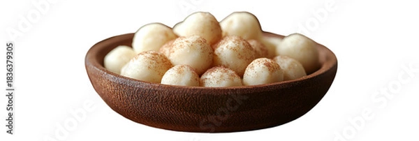 Obraz Light colored food items in a bowl close up
