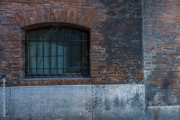 Fototapeta Old Brick Window