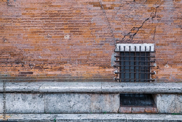 Fototapeta Old Brick Window