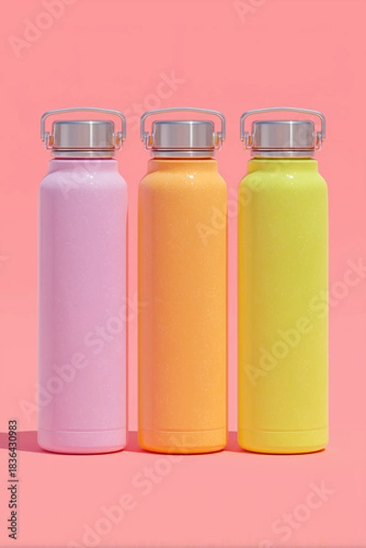 Obraz colorful plastic bottles