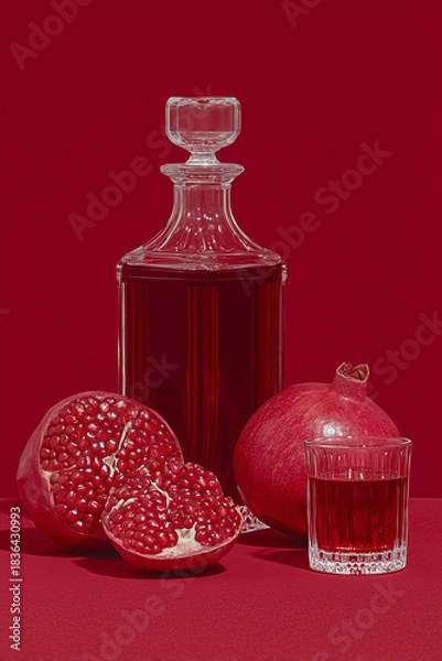 Obraz pomegranate liquid