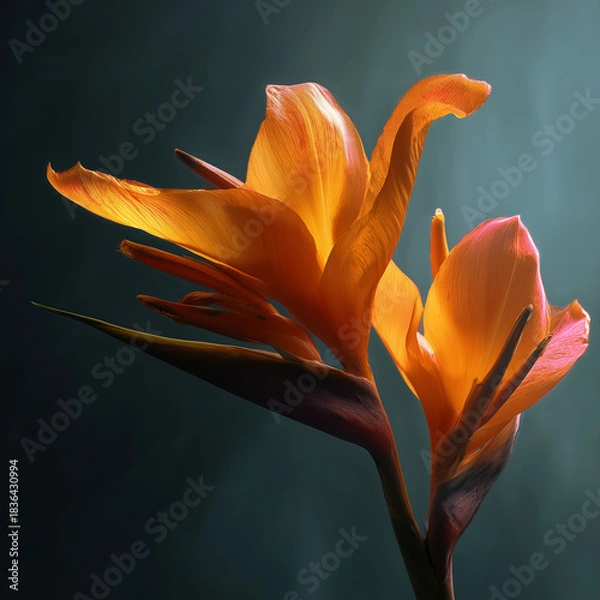 Obraz orange lily flower