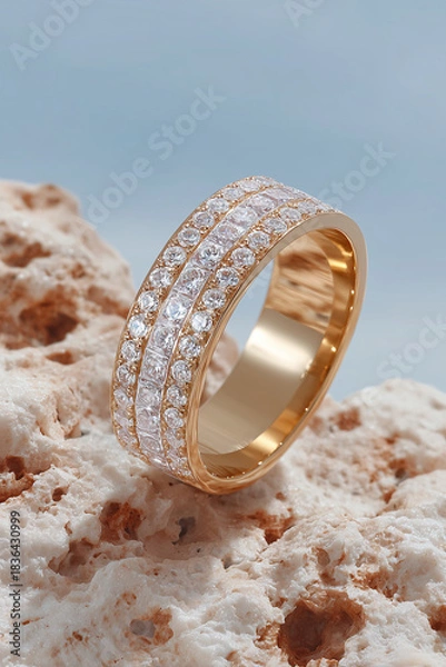 Obraz golden wedding rings
