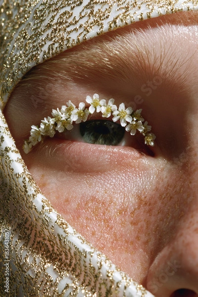 Obraz flower eyelashes