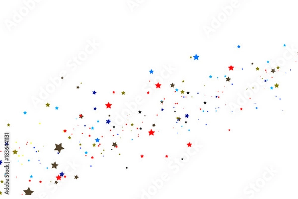 Obraz colorful splashes on white