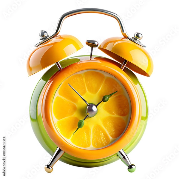 Fototapeta Alarm Clock PNG Isolated on Transparent Background