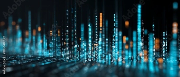 Obraz Business data analytics for sustainable scalability