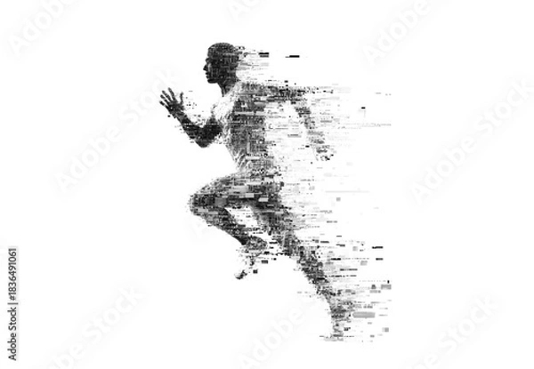 Obraz Runner illustration