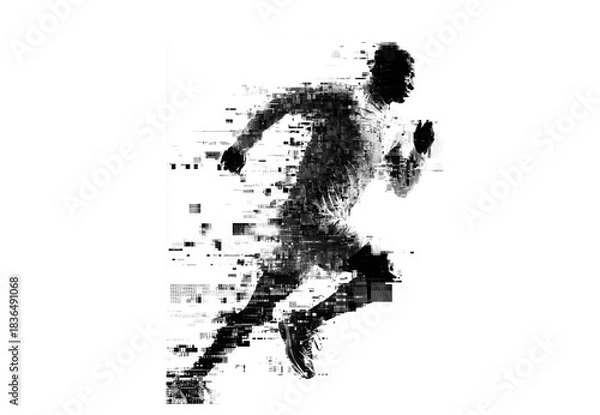 Obraz Runner illustration