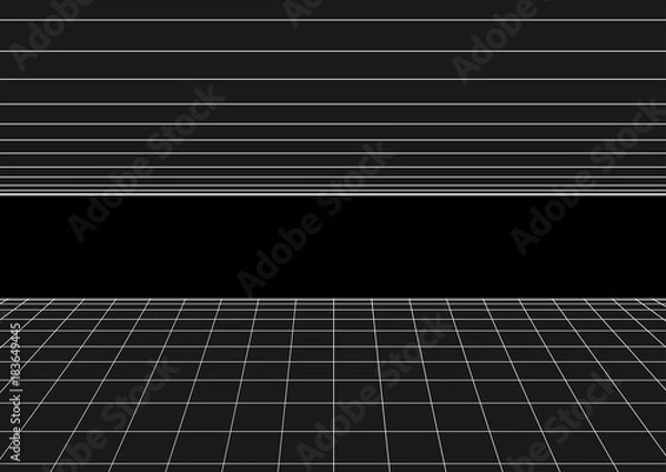 Fototapeta vector background in style of 80's