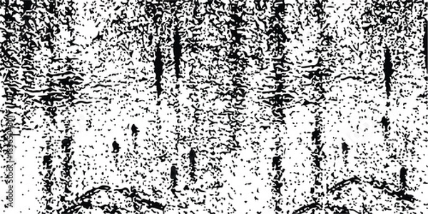 Obraz Grunge black stone wall texture with floral splatter pattern