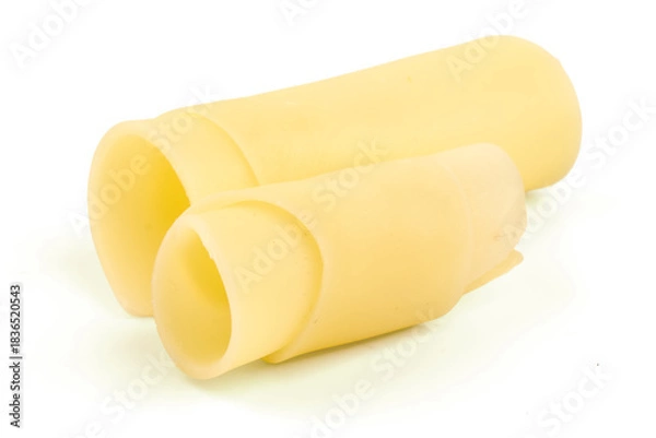 Obraz Caciocavallo Cheese Rolled, Isolated on White Background