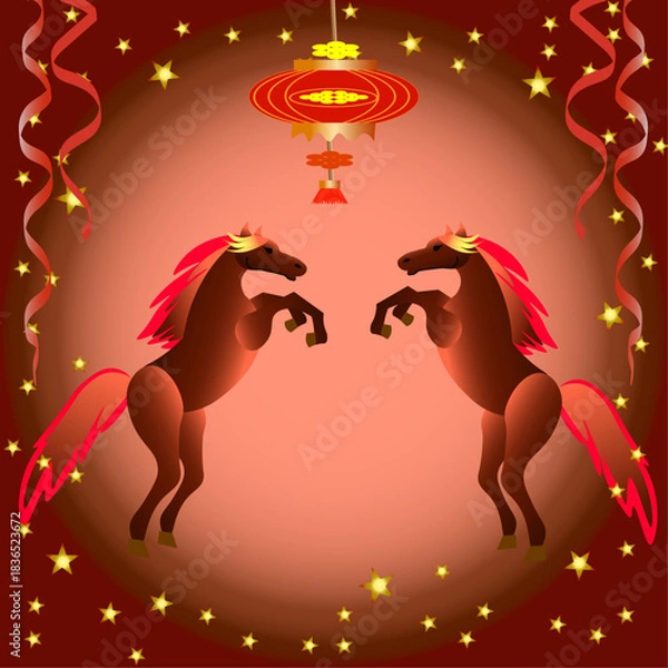 Obraz chinese zodiac year of the horse