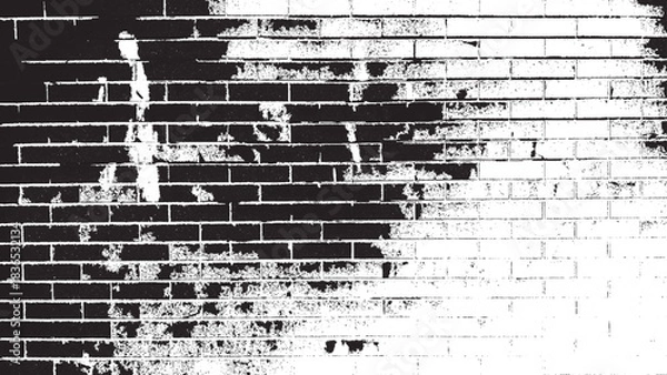 Obraz Concrete black and white background