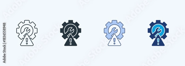 Obraz Defect Multiple Style Icon Collection