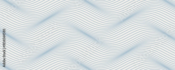 Obraz Abstract background with distorted liquid wavy texture. Retro psychedelic line pattern